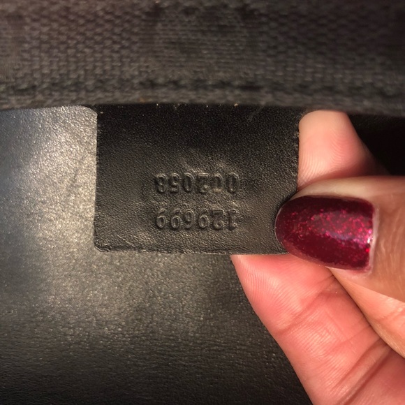 Gucci Black Guccissima Canvas Pink & Black Satin - Picture 5 of 6